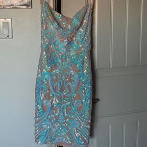 Lucy in the sky party dress- iridescent-never worn